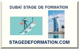 DUBAÏ STAGE DE FORMATION 2026-2027